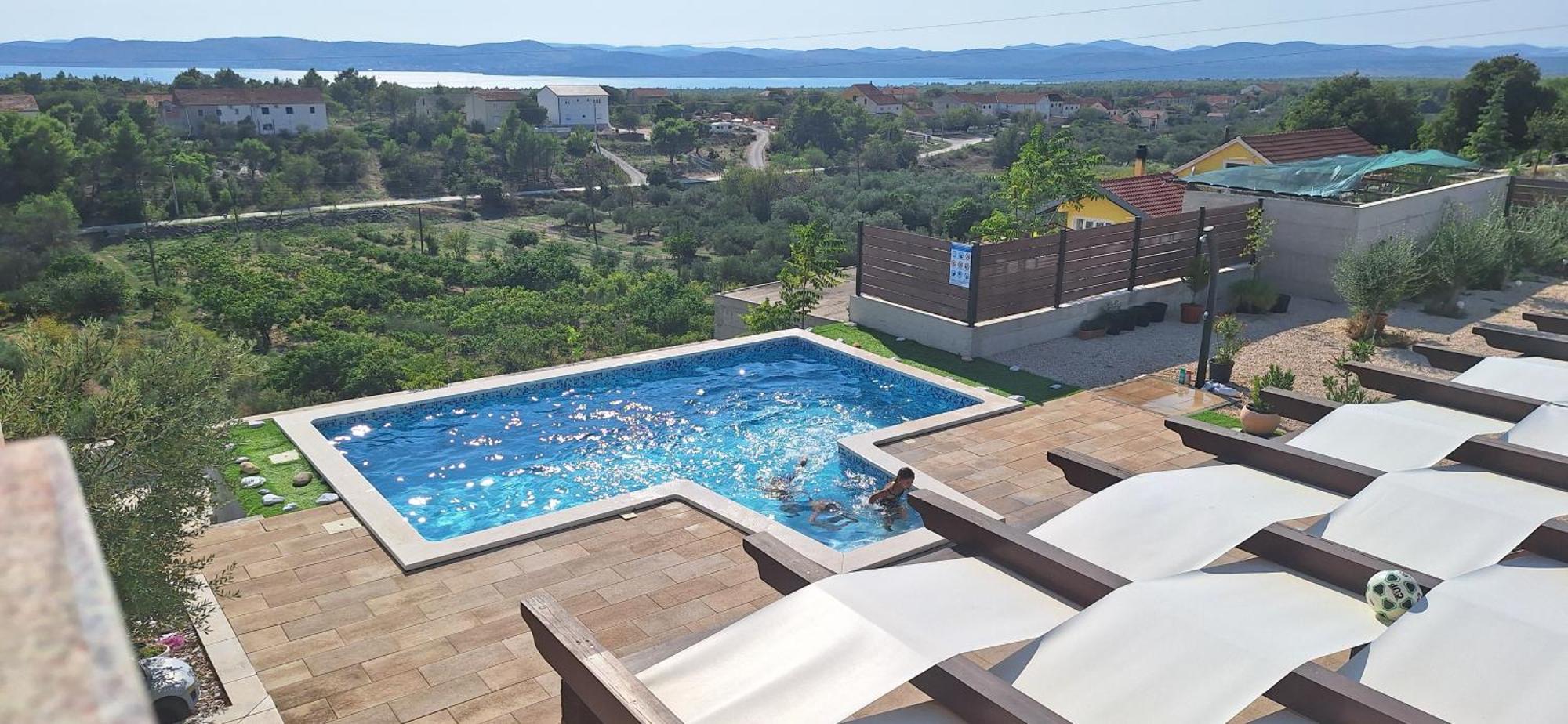 Villa Scolopax Rusticola Skradin With Heated Pool Exterior foto